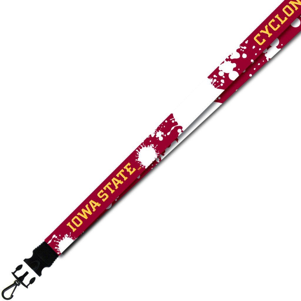 Iowa State University - Lanyard - Paint Splatter Design