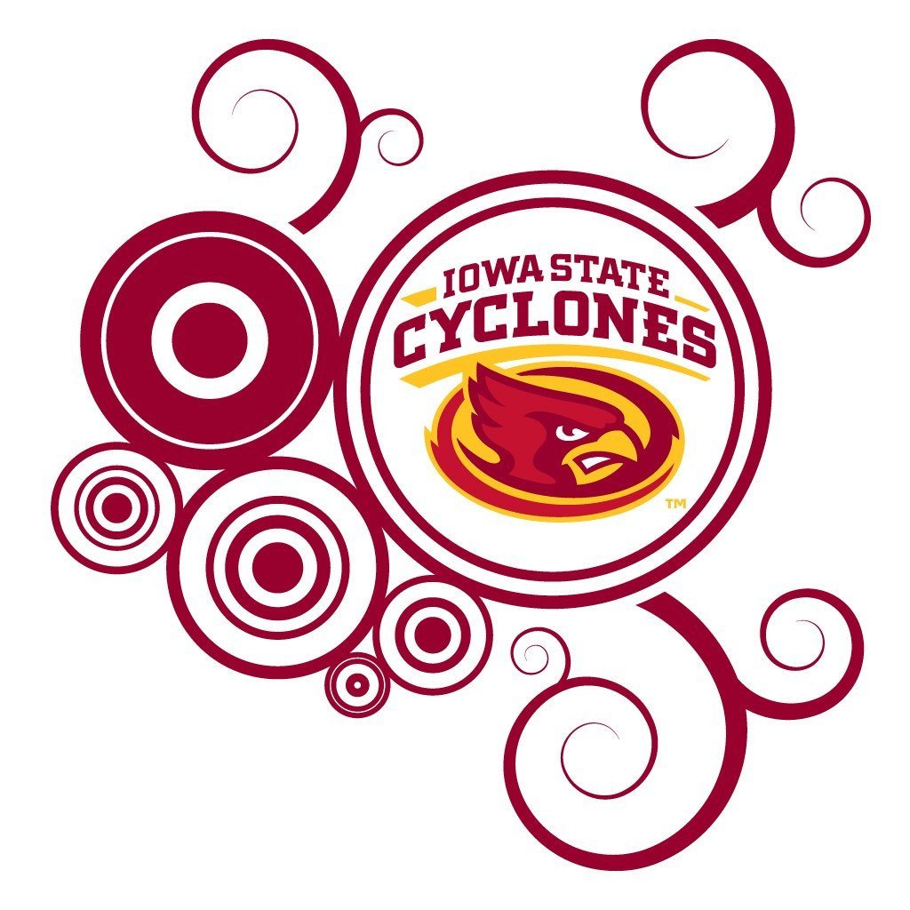 Iowa State University Rally Towel (Set of 3) - Swirl Design