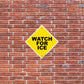 Icy Surface Sign or Sticker