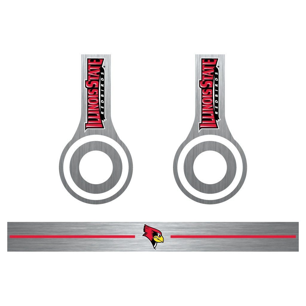 Illinois State Skins for Beats Solo HD Headphones Set of 3 Metal FREE SHIPPING