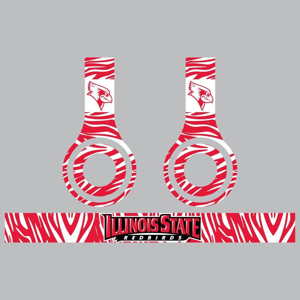 Illinois State Skins for Beats Solo HD Headphones Set of 3 Animal Prints FREE SHIPPING