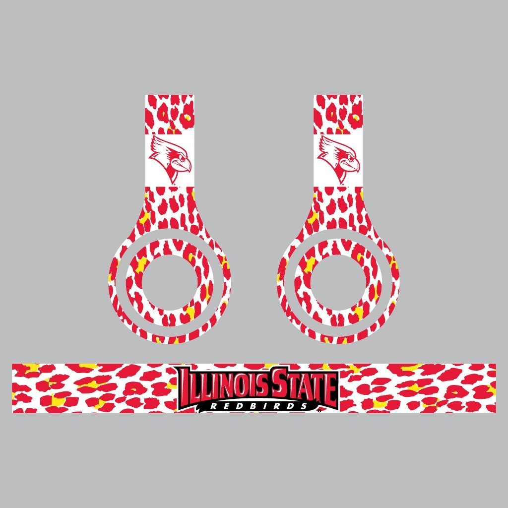 Illinois State Skins for Beats Solo HD Headphones Set of 3 Animal Prints FREE SHIPPING