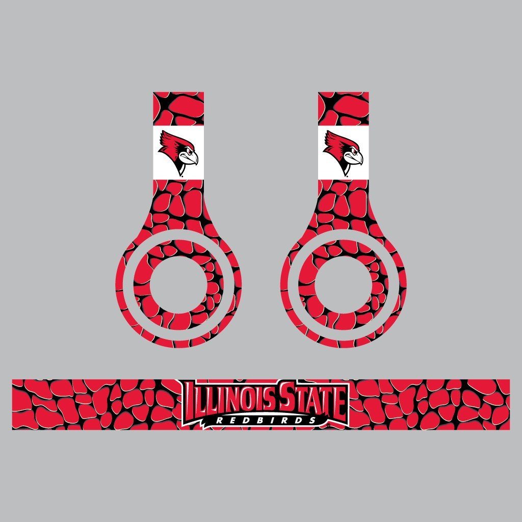 Illinois State Skins for Beats Solo HD Headphones Set of 3 Animal Prints FREE SHIPPING