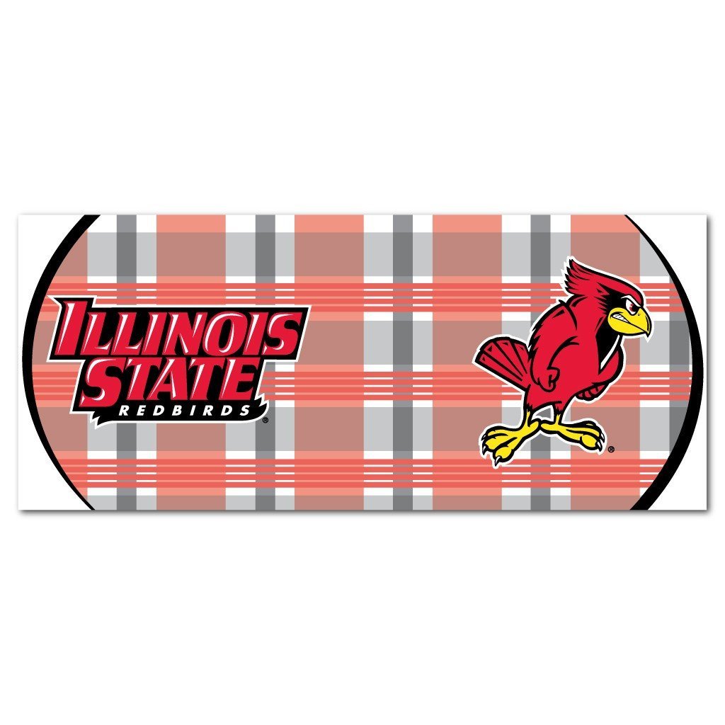 Illinois State University Plaid Pattern 15oz Coffee Mug