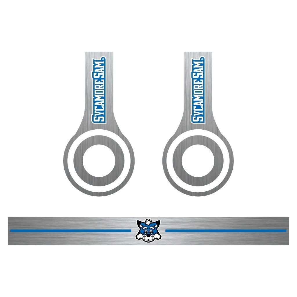 Indiana State University Set of 3 Metal Print Skins for Beats Solo HD FREE SHIPPING