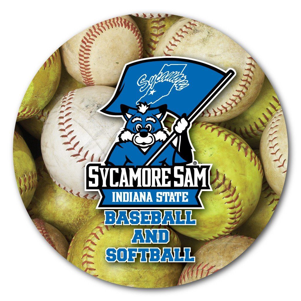 Indiana State University Sports Design Coaster Set of 4 - FREE SHIPPING