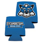 Indiana State University Can Coolers- Blue Design 1 FREE SHIPPING