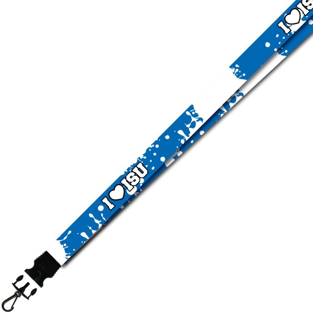 Indiana State University - Lanyard - Paint Splatter Design