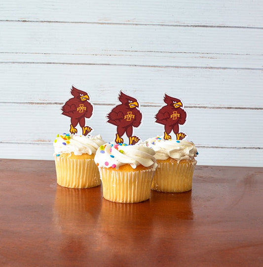Iowa State University Cupcake Toppers