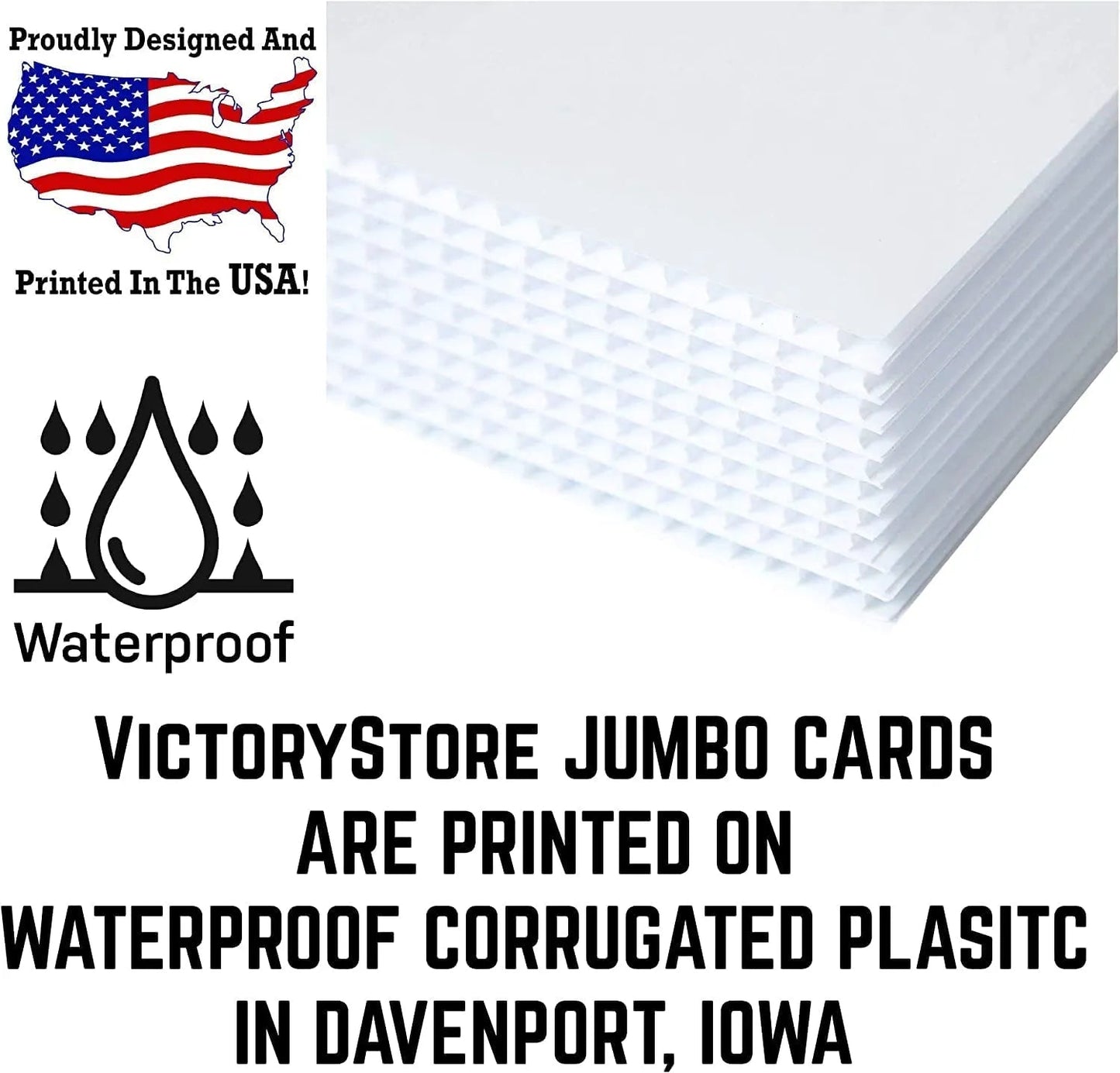 Jumbo Custom 9 Photo Happy Birthday Card