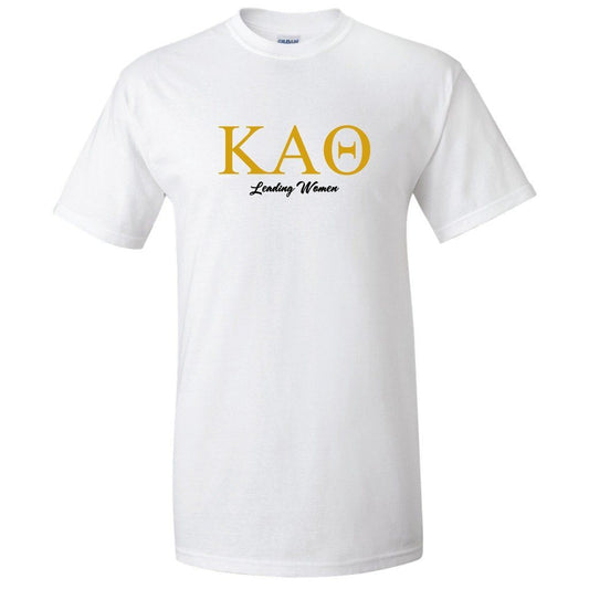 Kappa Alpha Theta Greek Letters Standard T-Shirt - FREE SHIPPING