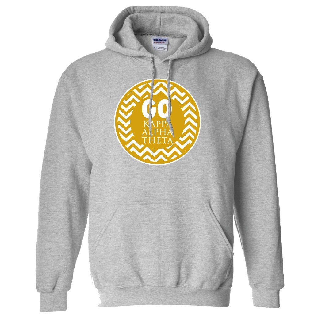 Kappa Alpha Theta Hooded Sweatshirt "Go Kappa Alpha Theta" FREE SHIPPING