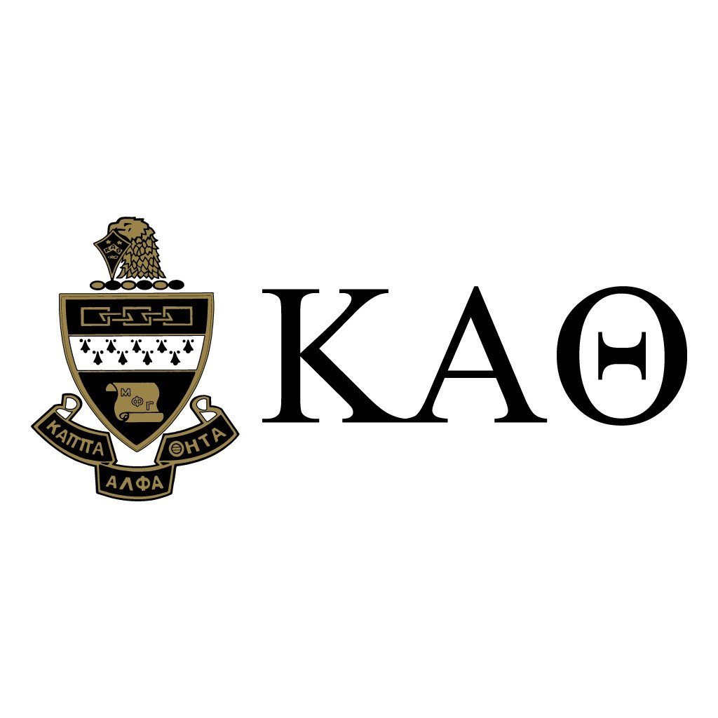 Kappa Alpha Theta Canvas Tote Bag - Coat of Arms and KAO
