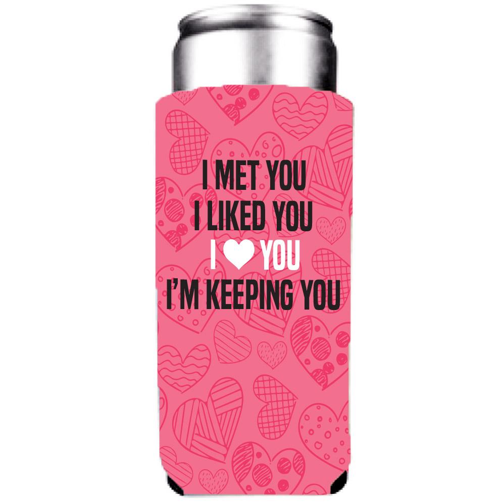 valentines koozie