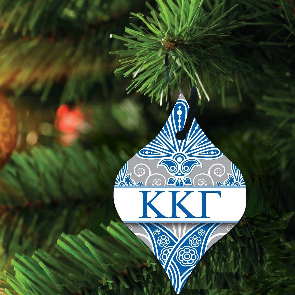Kappa Kappa Gamma Ornament - Set of 3 Shapes - FREE SHIPPING