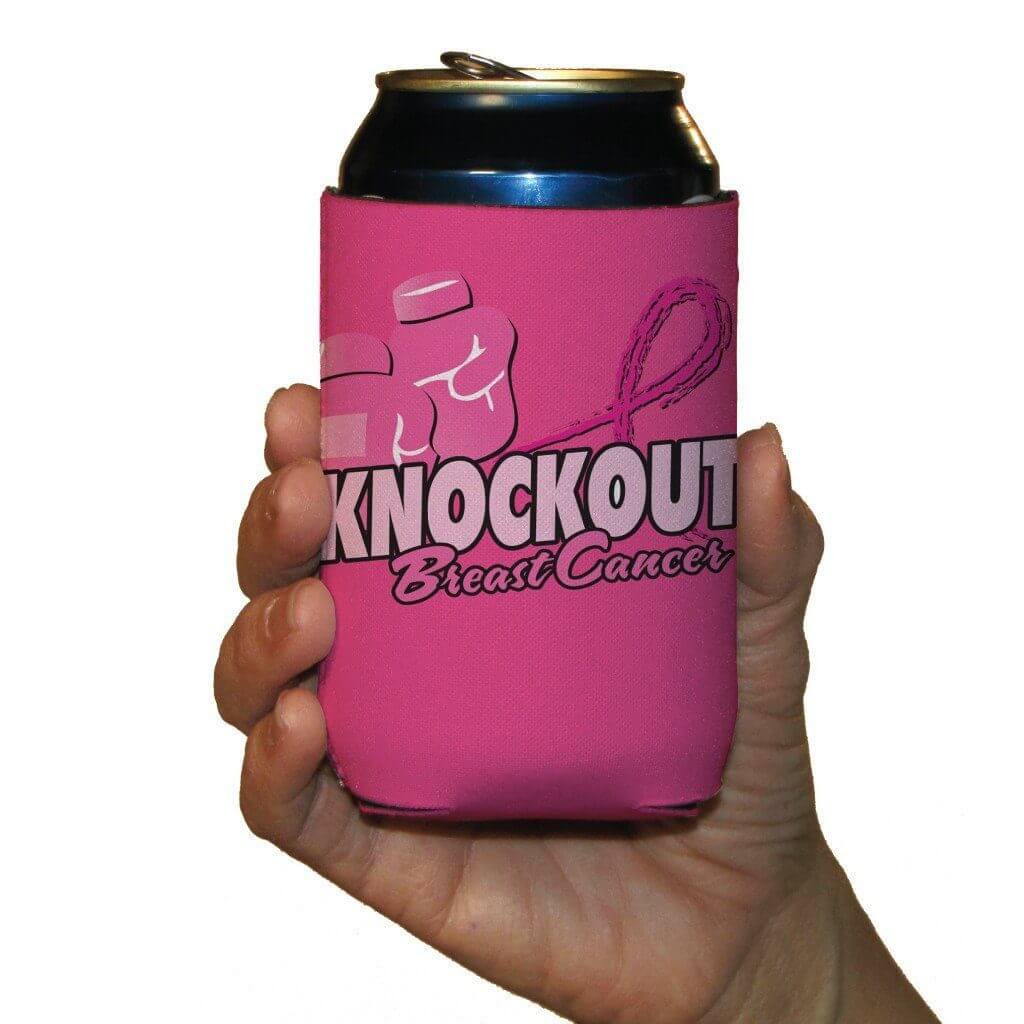 Breast Cancer Awareness Can Cooler Set of 6 Designs FREE SHIPPING