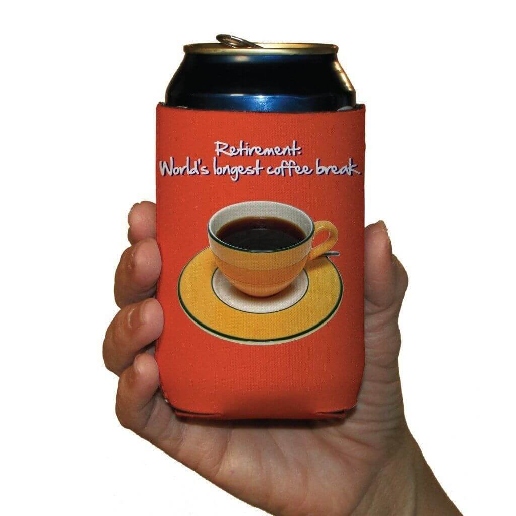 Funny Retirement Themed - Can Cooler Set - 6 Designs - FREE SHIPPING