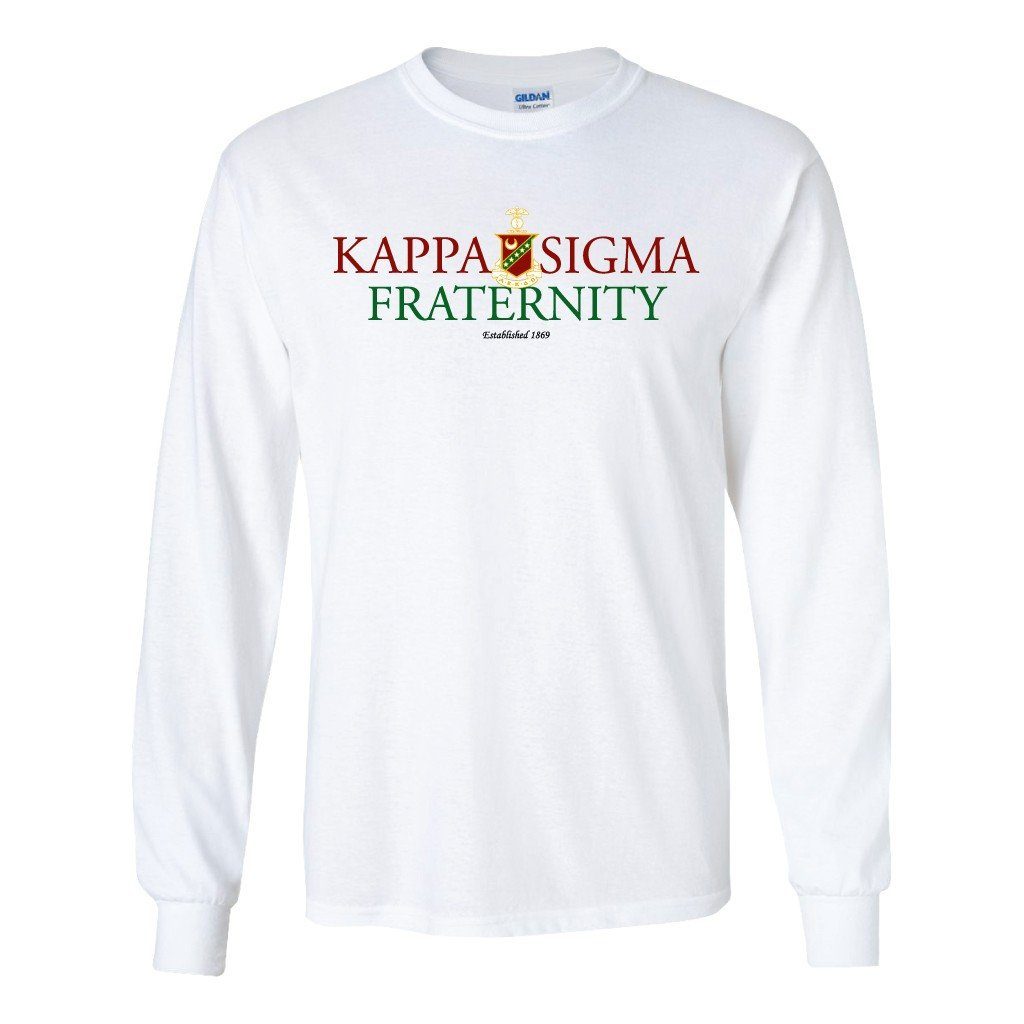 Kappa Sigma Long Sleeve T-Shirt VictoryStore – - Main Image