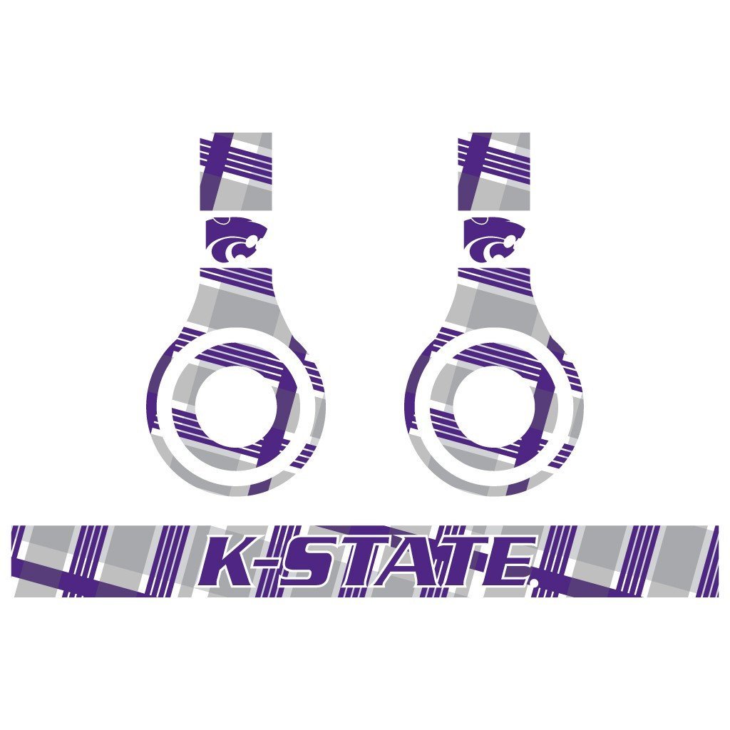 Kansas State Skins for Beat Solo HD Headphones- Set of 3 Patterns - FREE SHIPPING