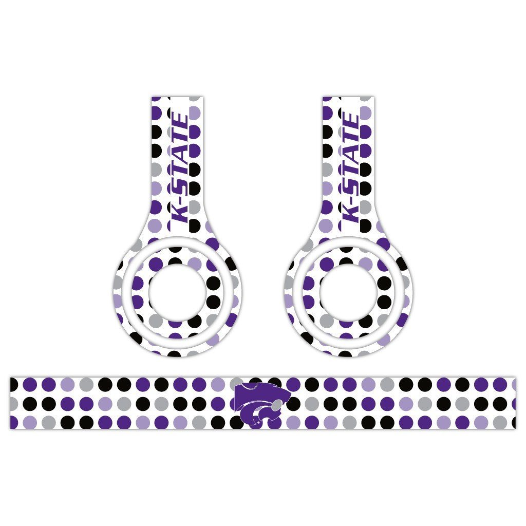 Kansas State Skins for Beat Solo HD Headphones- Set of 3 Patterns - FREE SHIPPING