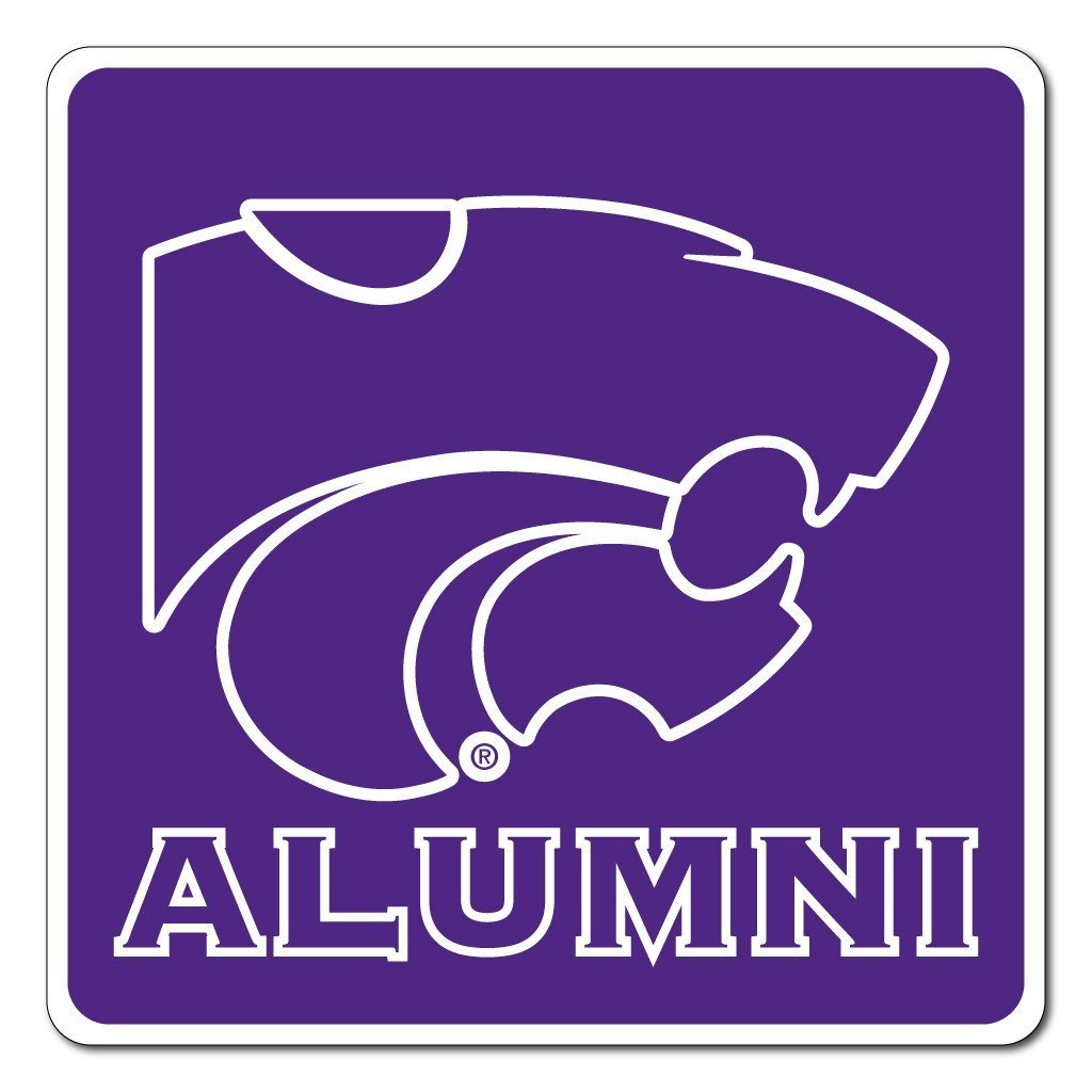 Kansas State “ Alumni Shaped Magnet