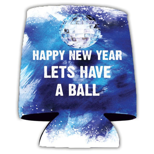 Let's Have a Ball New Years Can Cooler
