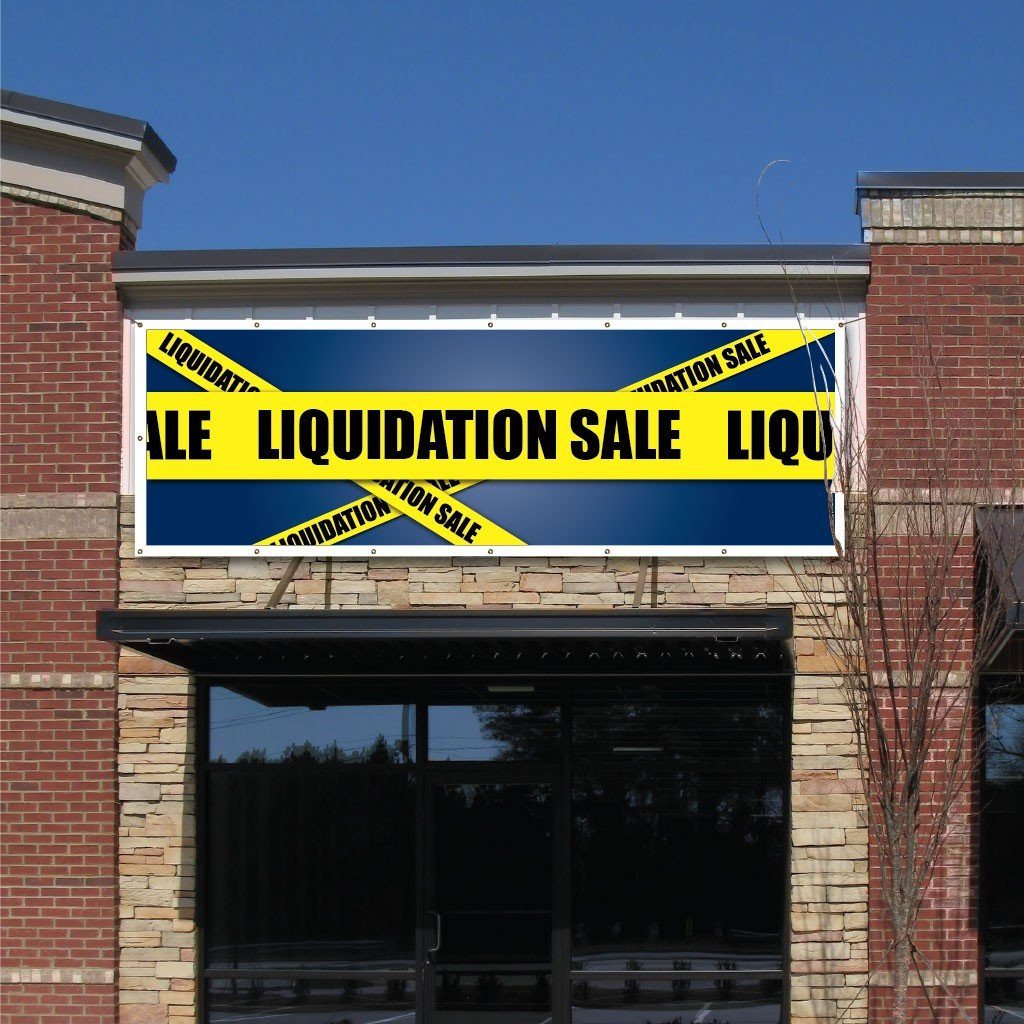 Liquidation Sale! Vinyl Banner with Grommets