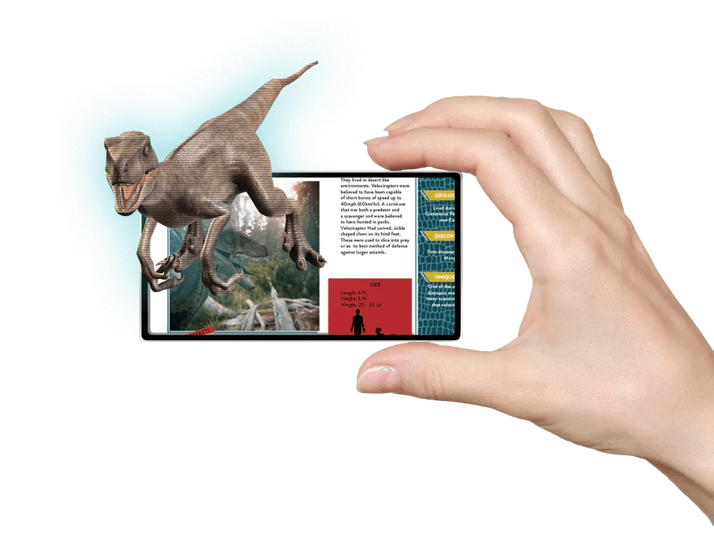 Living in the Land of Dinosaurs-AR Book