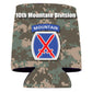 Military 10th Mountain Division Can Cooler Set of 6
