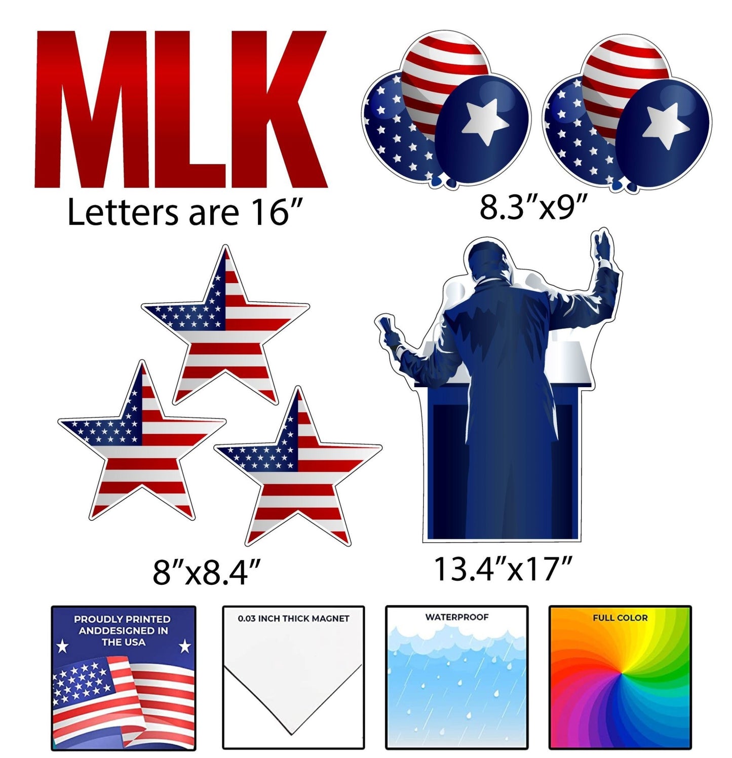 MLK Garage Magnets (19988)