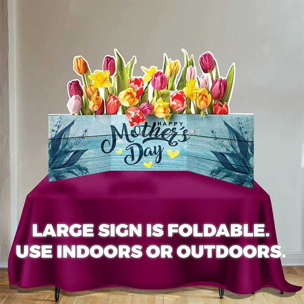 Mother's Day Flower Bouquet Yard Sign - Set of 9