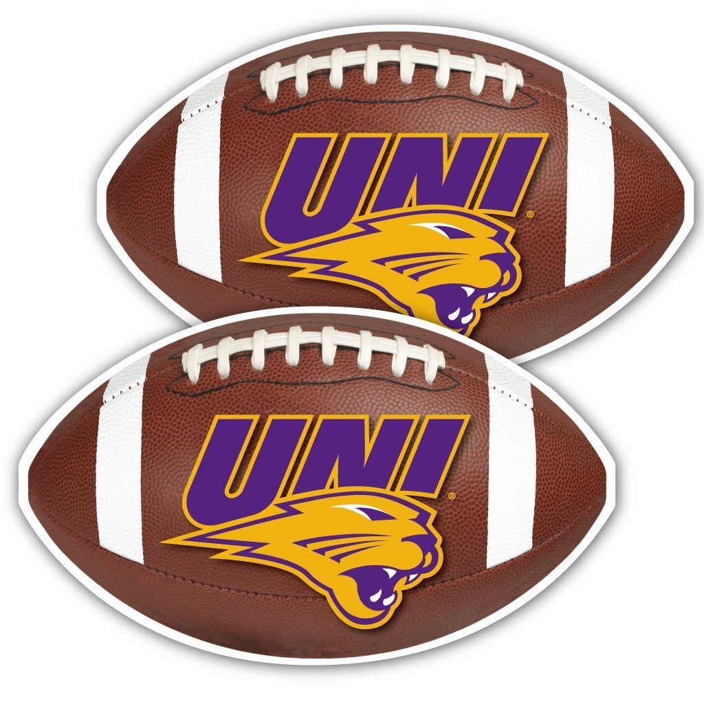 University of Northern Iowa Football Window Decal (Set of 2)