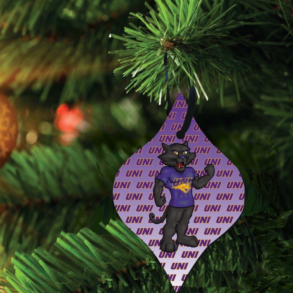 University of Northern Iowa Ornament - Set of 3 - FREE SHIPPING
