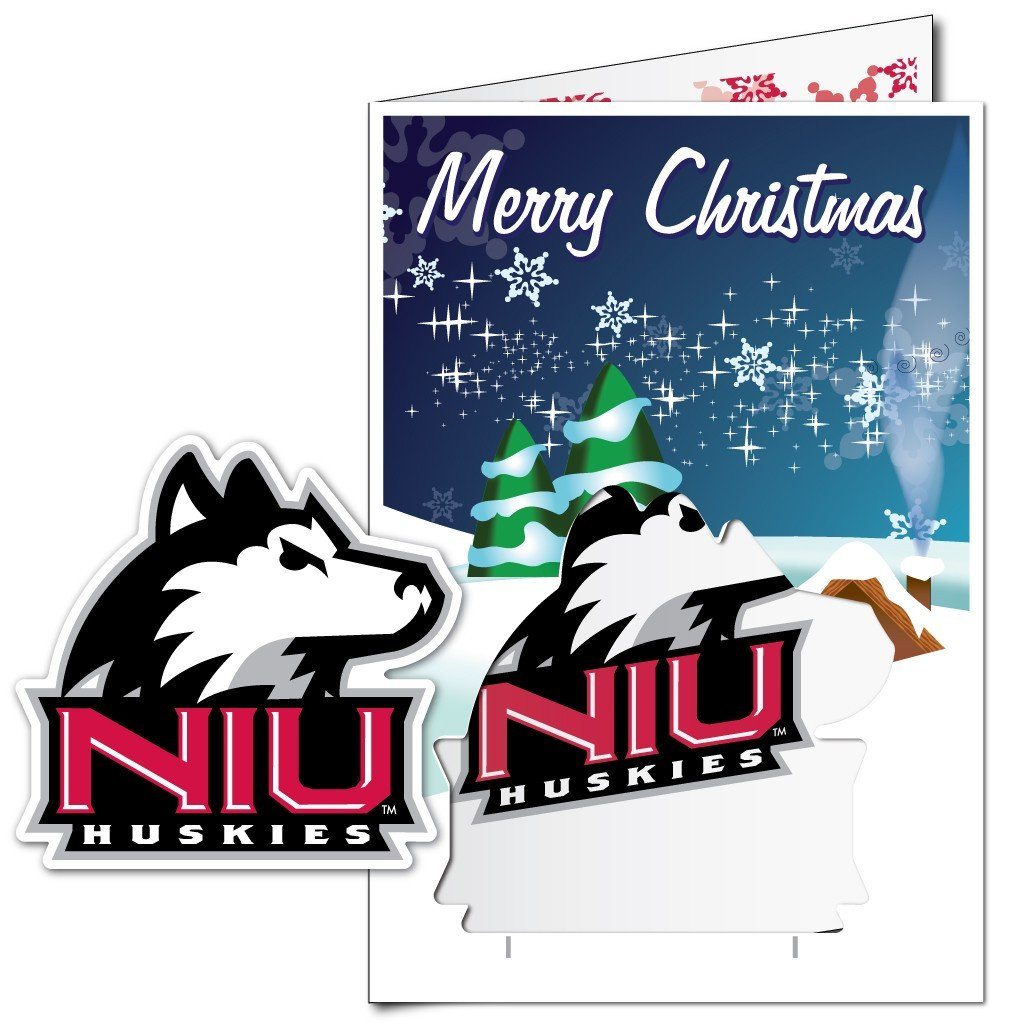 Northern Illinois University 2'x3' Giant Christmas Greeting Card