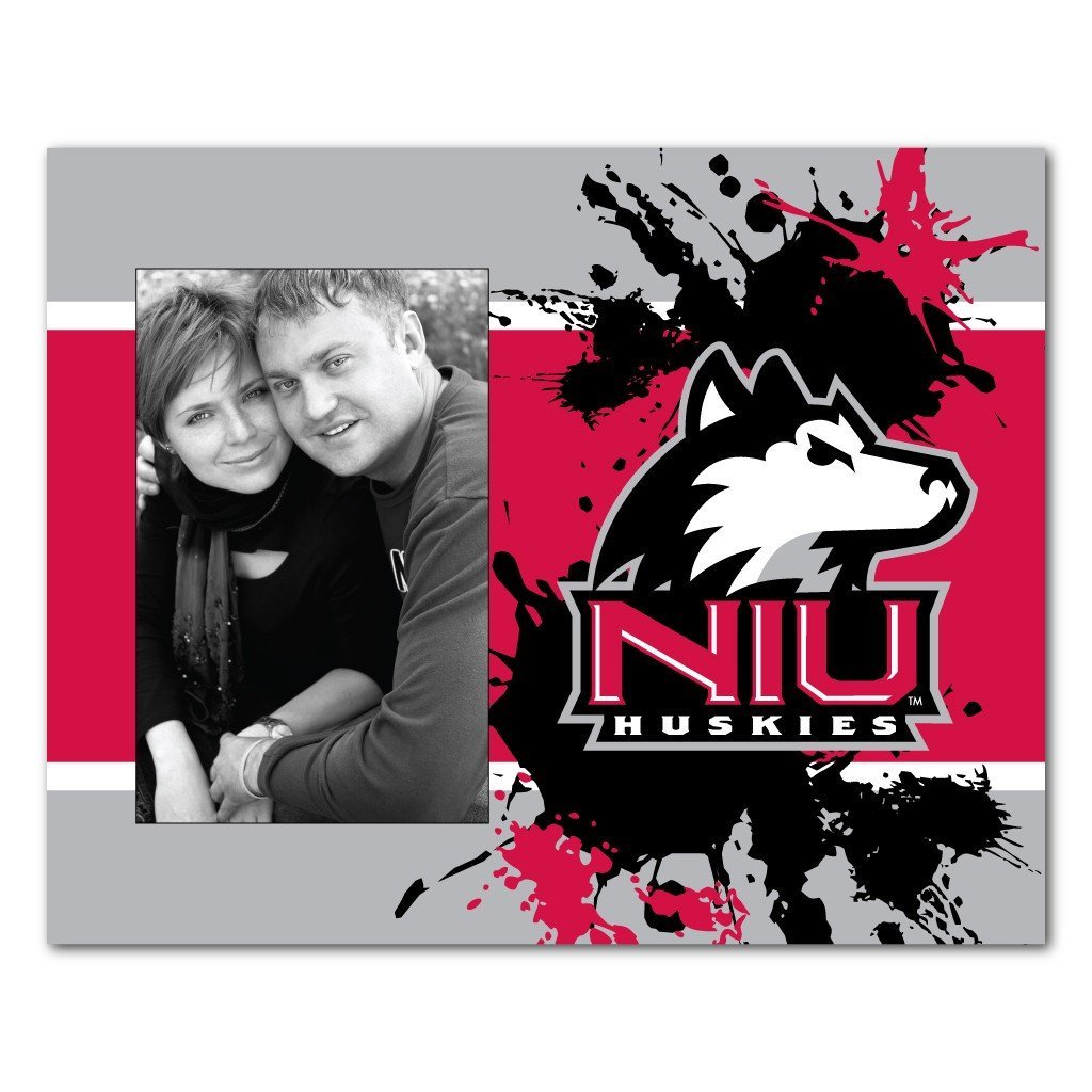 Northern Illinois University Picture Frame “ Paint Splatter Design