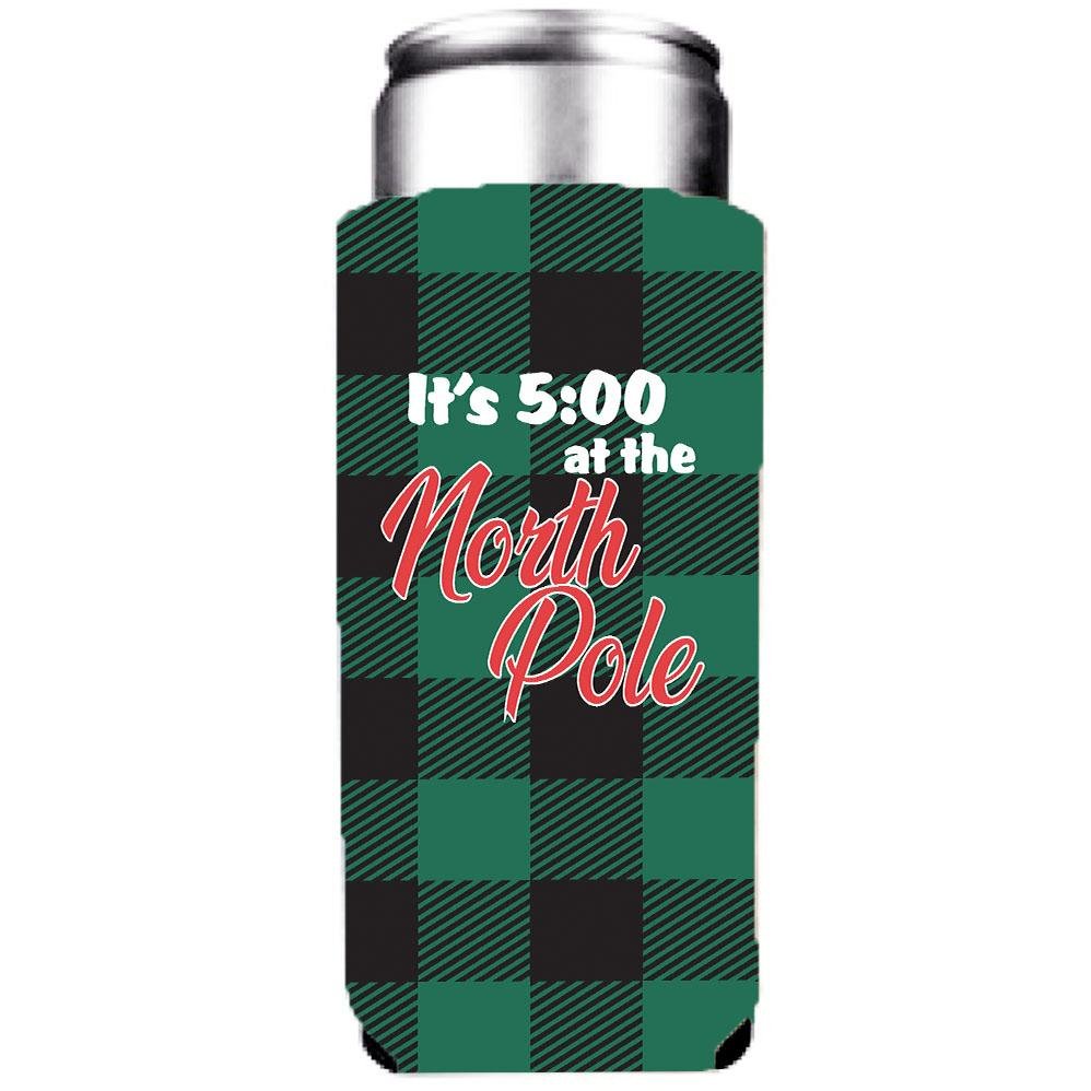 North Pole koozie