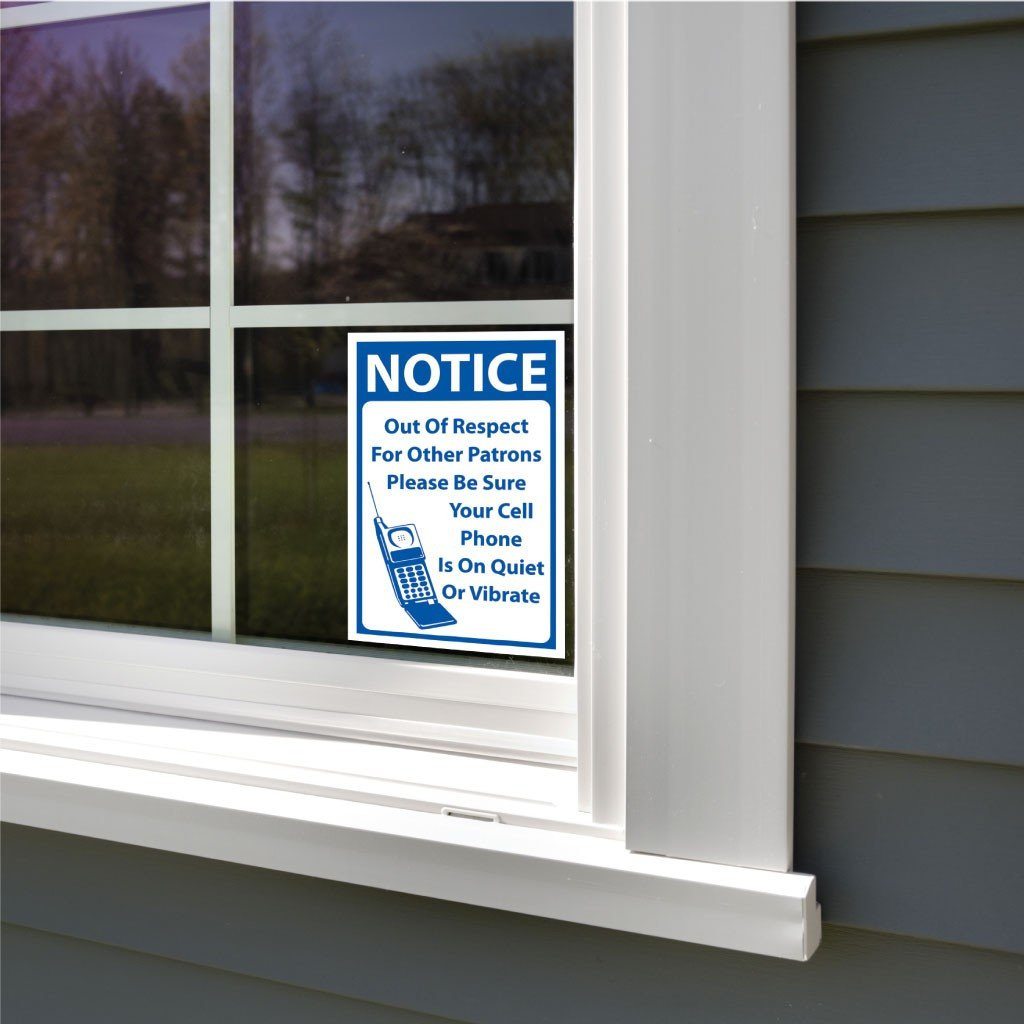 Cell Phone on Quiet or Vibrate Signage | Notice VictoryStore.com Cell Phone on Quiet or Vibrate Signage | Notice VictoryStore.com