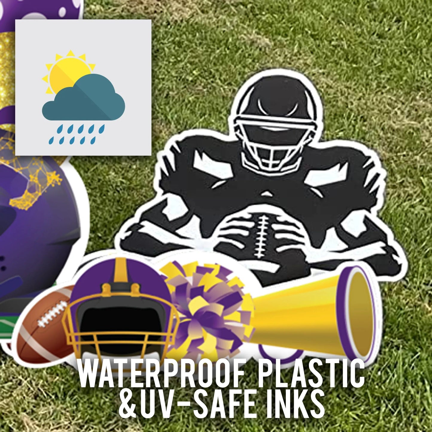 Oversized Game Day Yard Card Display | 5 pc