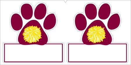 EPS Art File Template for Shaped Sign Blanks
