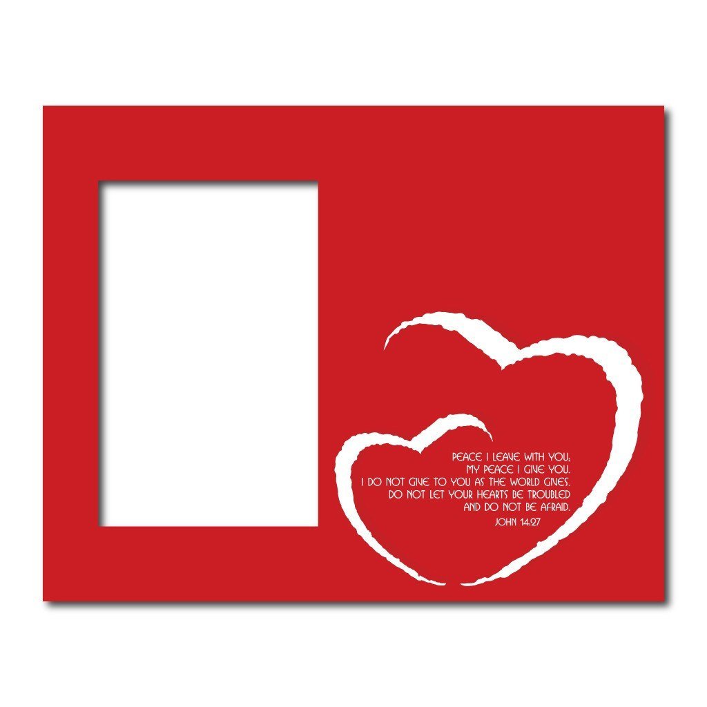 John 14:27 Decorative Picture Frame - Holds 4x6 Photo