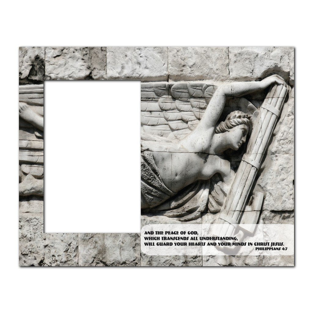Philippians 4:7 Decorative Picture Frame - Holds 4x6 Photo