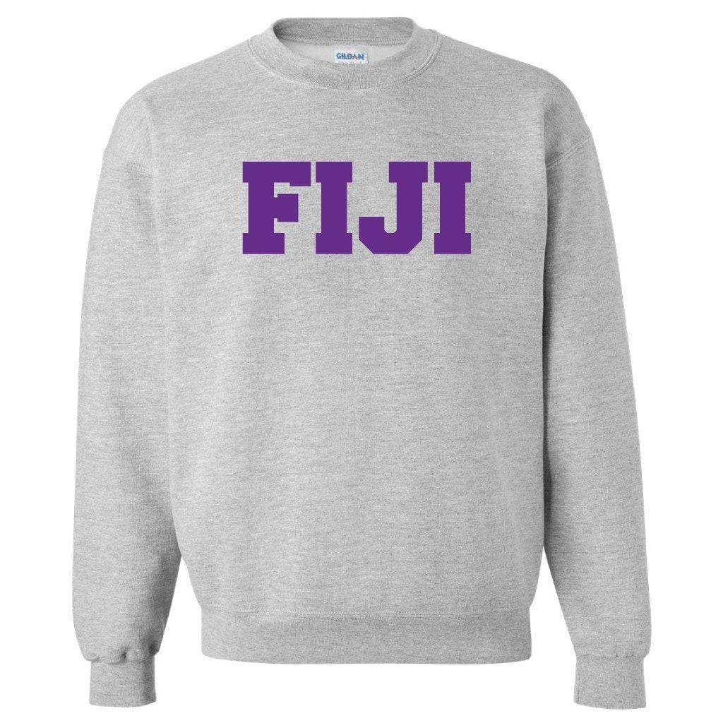 Phi Gamma Delta Sport Gray Crewneck Sweatshirt FREE SHIPPING