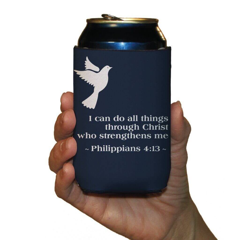 Bible Verse Can Cooler Set - 6 Designs - Set of 6 FREE SHIPPING
