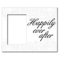Wedding Themed Picture Frame - Holds 4x6 Photo - "Happily Ever After"