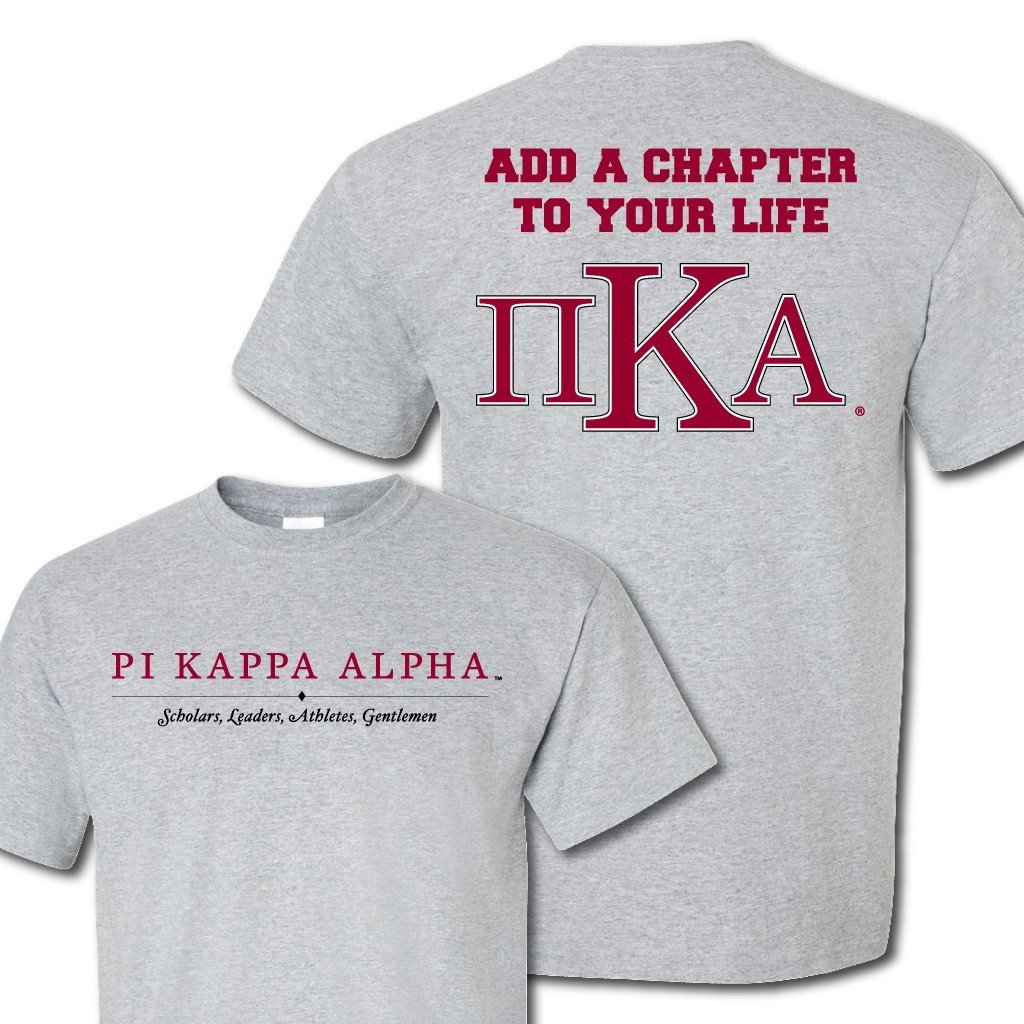 Pi Kappa Alpha Add a Chapter to Your Life Standard T-Shirt - FREE SHIPPING