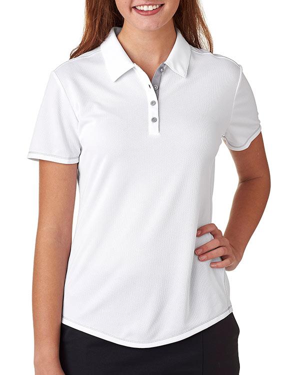 QCR Ladies' adidas Golf climacool® Mesh Color Hit Polo