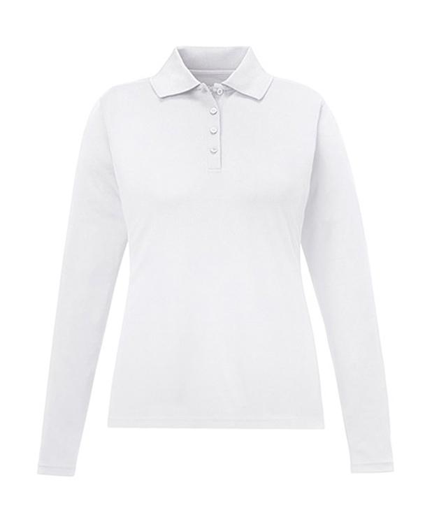 QCR Ladies' Performance Long-Sleeve Piqué Polo
