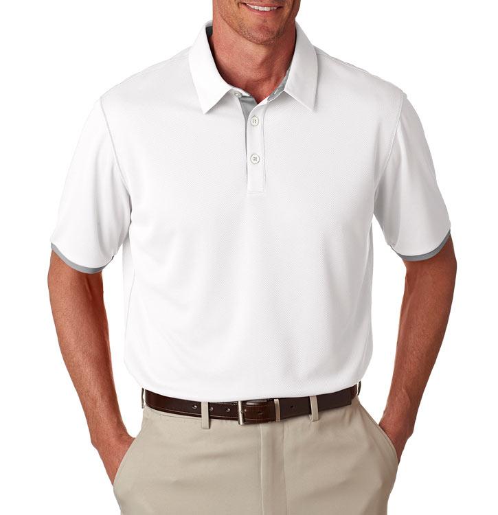 QCR Men's adidas Golf climacool® Mesh Color Hit Polo