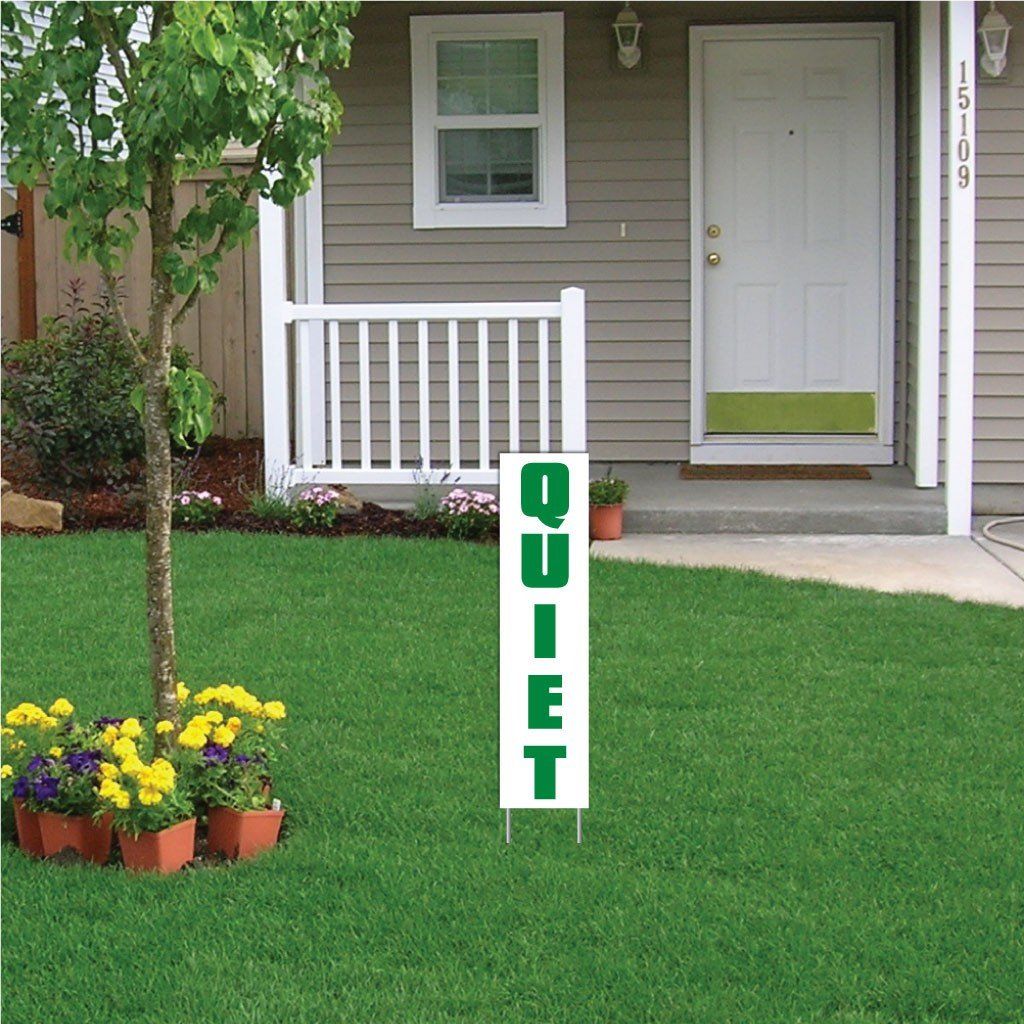 Quiet Please Sign or Sticker