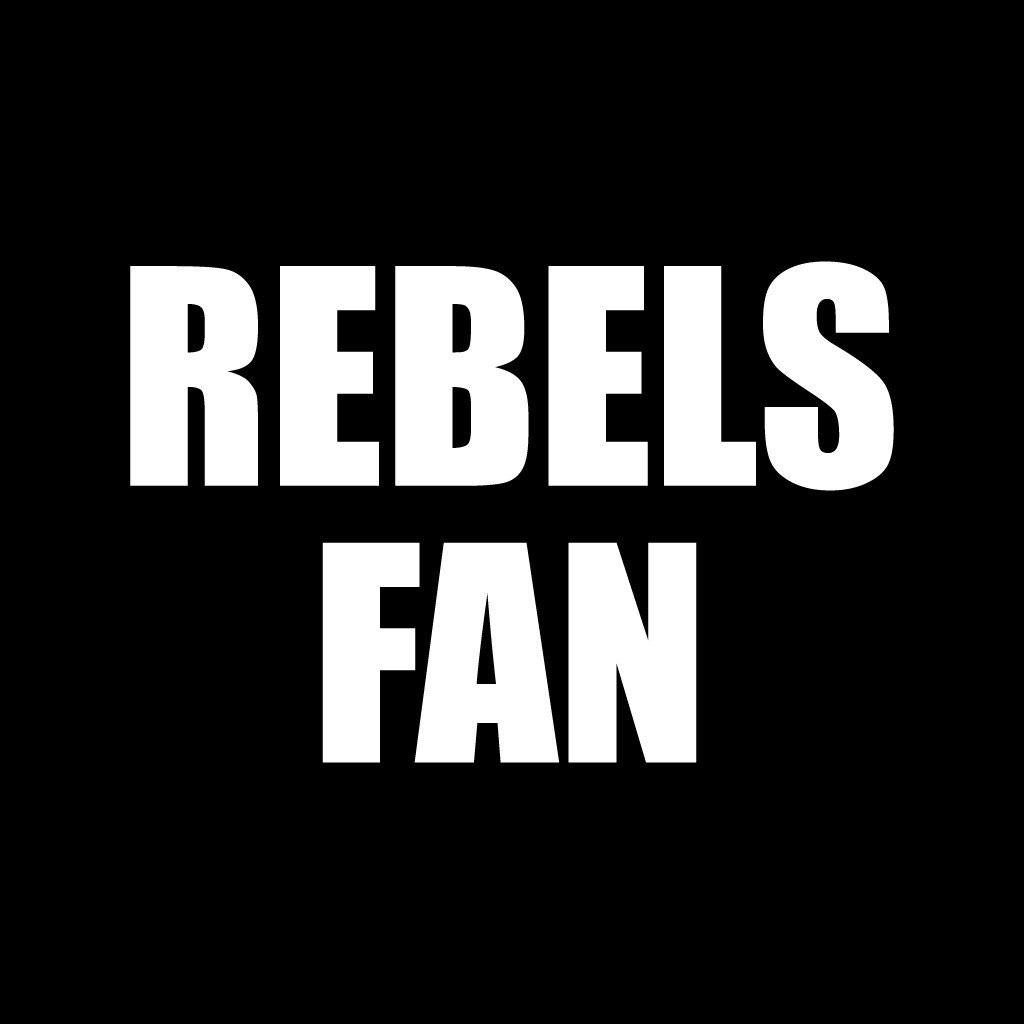 Rebels Fan Black Folding Camping Chair with Carry Bag
